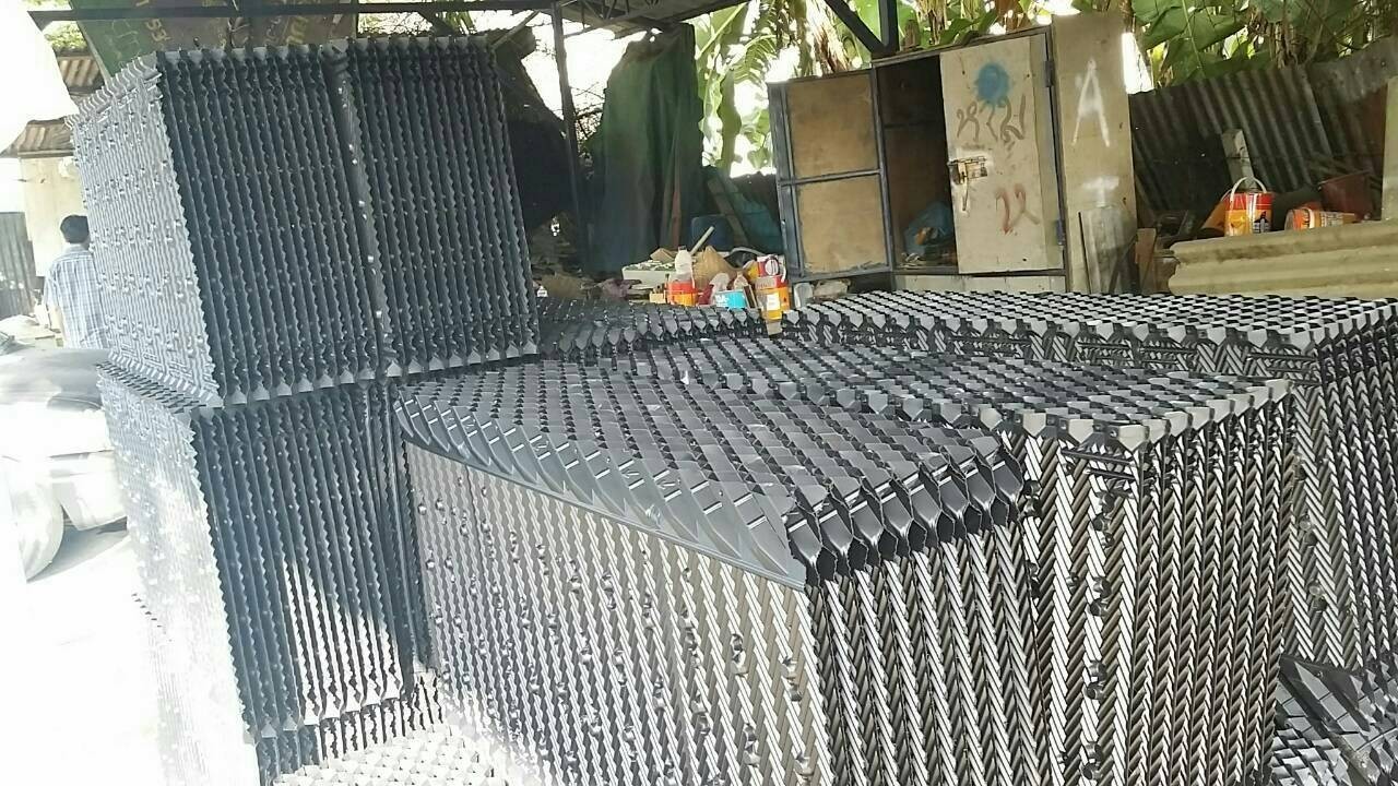  ผลิต จำหน่าย ขาย Filter Cooling Tower 086-3771698  ตัวกรอง media หล่อเย็น Cross Flow media สำหรับระบบหล่อเย็น